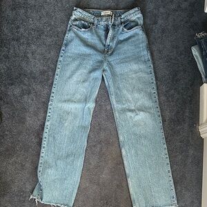 Abercrombie & Fitch Light Blue Straight Leg Jeans
